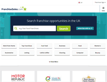 Tablet Screenshot of franchisesales.co.uk